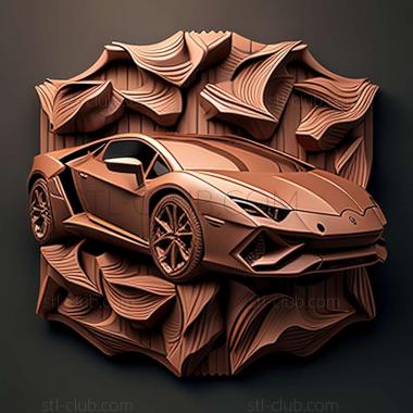 3D модель Lamborghini Huracn (STL)